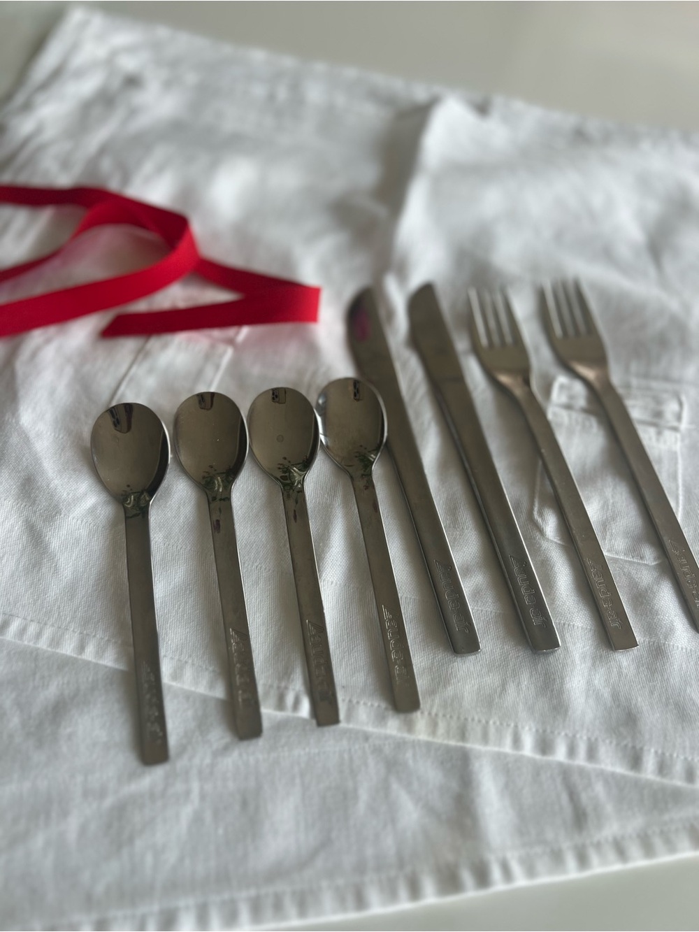 Lauda Air cutlery made by Berndorf 1998